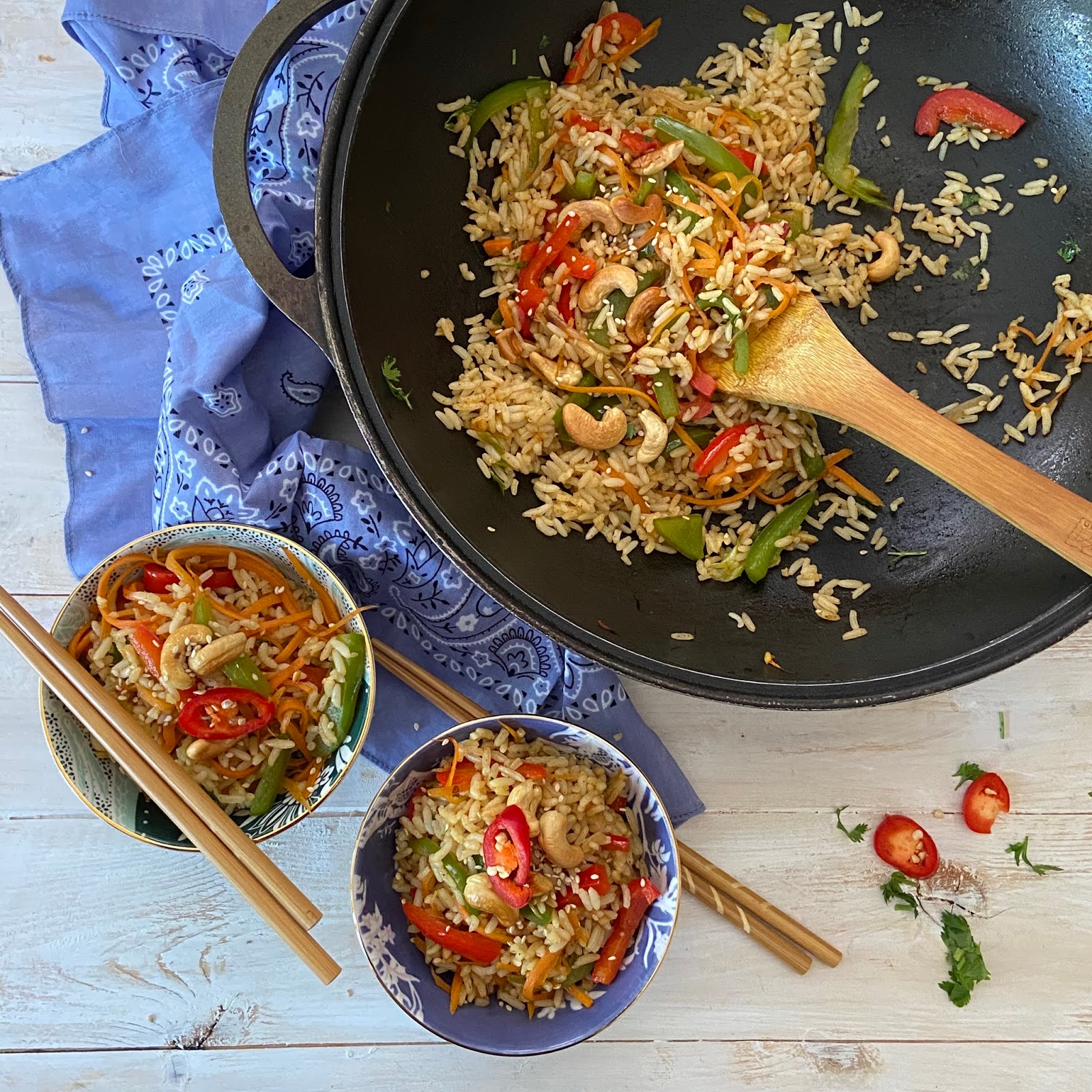 Chinese Style Fried Vegetable Rice simply.food